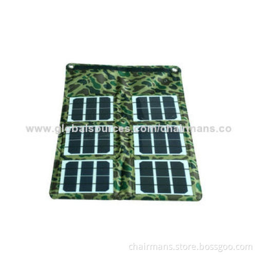 Portable Solar Charger for Notebook, 4-24W Power with Waterproof Cloth